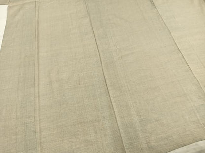 平和屋着物▽上質な紬 単衣 霞文 正絹 逸品 AABB2209fy