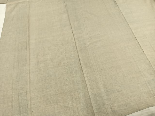 平和屋着物▽上質な紬 単衣 霞文 正絹 逸品 AABB2209fy