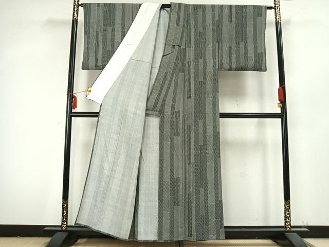 平和屋着物▽江戸小紋 単衣 小紋柄 正絹 逸品 AABB2216fy
