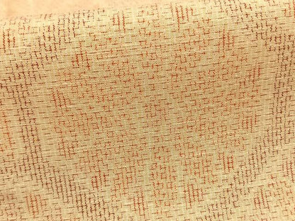 平和屋着物▽上質な紬 単衣 亀甲花文 正絹 逸品 AABB2222fy