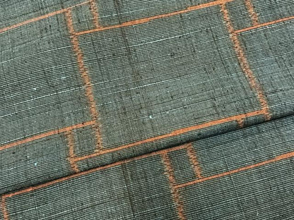 平和屋着物▽上質な紬 単衣 色紙重ね文 正絹 逸品 未使用 AABB2226fy