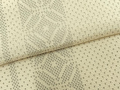 平和屋着物▽本塩沢 単衣 七宝間道 正絹 逸品 AABB2230fy