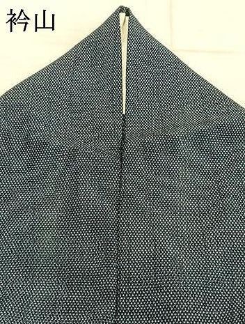 平和屋着物▽本塩沢 単衣 幾何学文 証紙付き 正絹 逸品 AABB2232fy