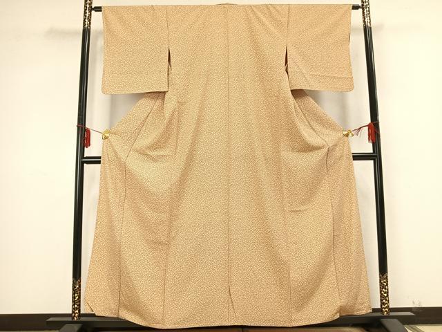 平和屋着物▽江戸小紋 単衣 葉尽くし 正絹 逸品 AABB2234fy