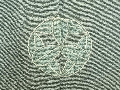 平和屋着物▽本加賀友禅作家 柿本市郎 訪問着 単衣 南天文 正絹 逸品 AABB2236fy