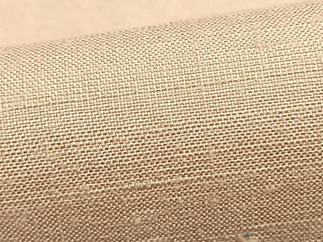 平和屋着物▽上質な紬　単衣　色無地　雄黄色　正絹　逸品　AABB2239fy