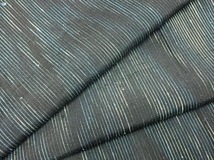 平和屋着物▽上質な紬 単衣 幾何学文様 正絹 逸品 AABB2243fy