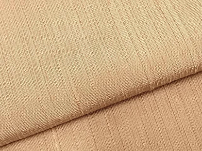 平和屋着物▽上質な紬 単衣 色無地 一斤染色 正絹 逸品 AABB2262fy