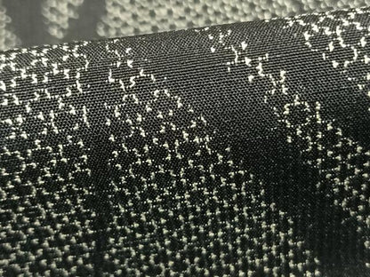 平和屋着物▽上質な紬　単衣　抽象文様　正絹　逸品　AABB2284fy