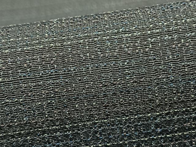 平和屋着物▽男性　お召　単衣　アンサンブル　霞文　正絹　逸品　AABB2300fy