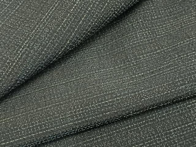 平和屋着物▽男性　お召　単衣　アンサンブル　霞文　正絹　逸品　AABB2300fy