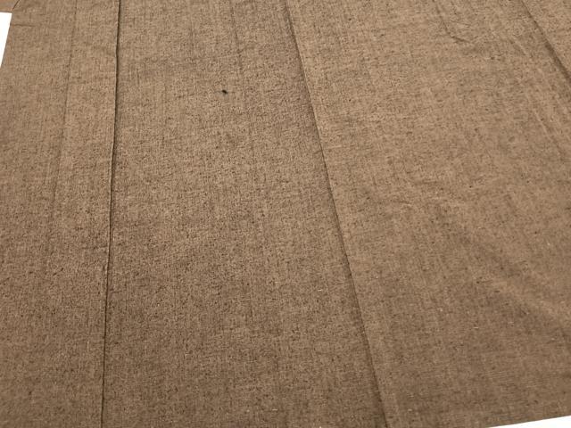 平和屋着物▽男性　紬　単衣　霞文　正絹　逸品　AABB2303fy