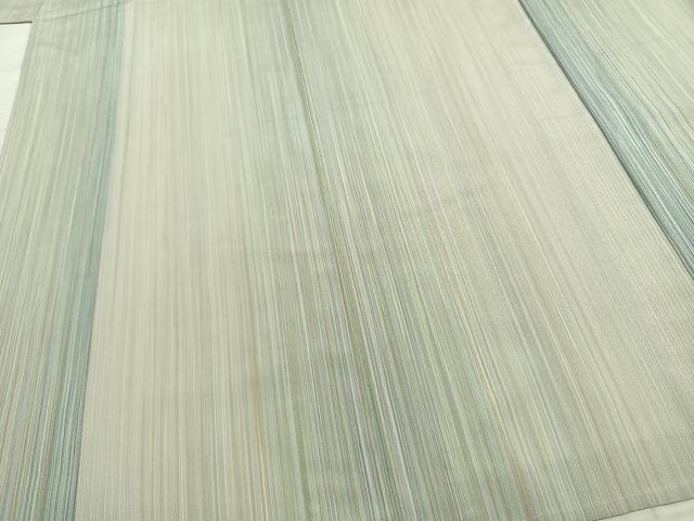 平和屋着物▽本塩沢 やまだ織 200色 単衣 縞 伊勢丹扱い 正絹 逸品 AABB2305fy