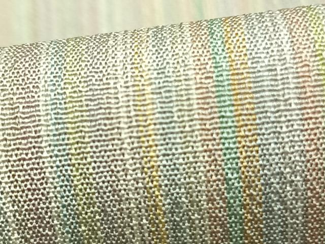平和屋着物▽本塩沢 やまだ織 200色 単衣 縞 伊勢丹扱い 正絹 逸品 AABB2305fy