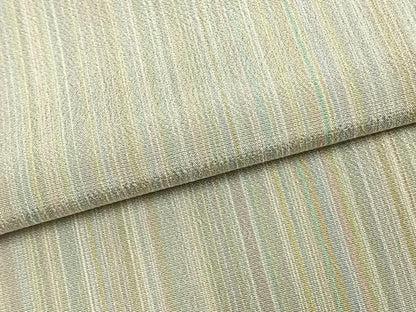 平和屋着物▽本塩沢 やまだ織 200色 単衣 縞 伊勢丹扱い 正絹 逸品 AABB2305fy