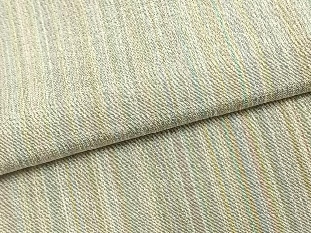 平和屋着物▽本塩沢 やまだ織 200色 単衣 縞 伊勢丹扱い 正絹 逸品 AABB2305fy