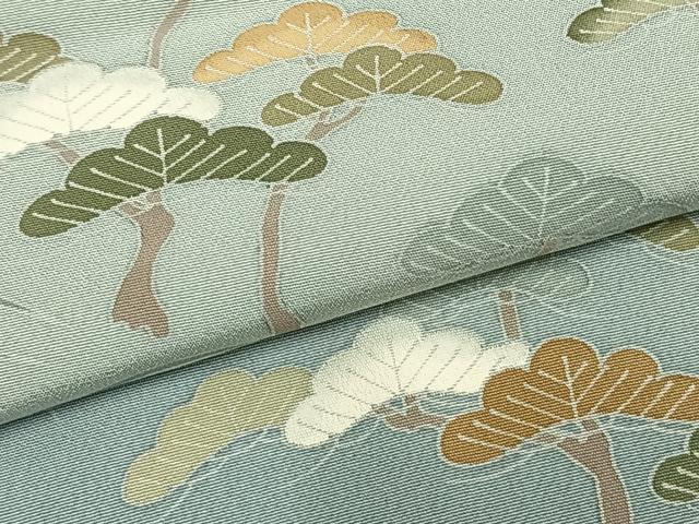 平和屋着物▽訪問着 単衣 作家物 松 正絹 逸品 AABB2306fy