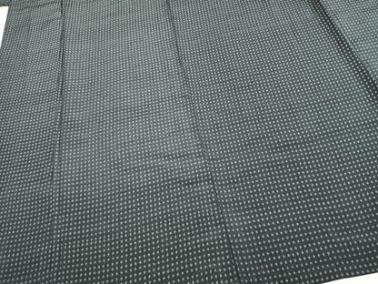 平和屋着物▽男性 お召 単衣 幾何学文様 正絹 逸品 AABB2309fy