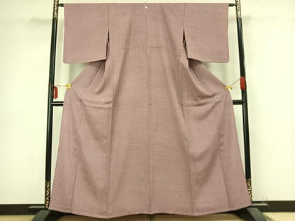 平和屋着物▽江戸小紋 単衣 作家物 花尽くし 正絹 逸品 AABB2312fy