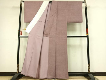 平和屋着物▽江戸小紋 単衣 作家物 花尽くし 正絹 逸品 AABB2312fy