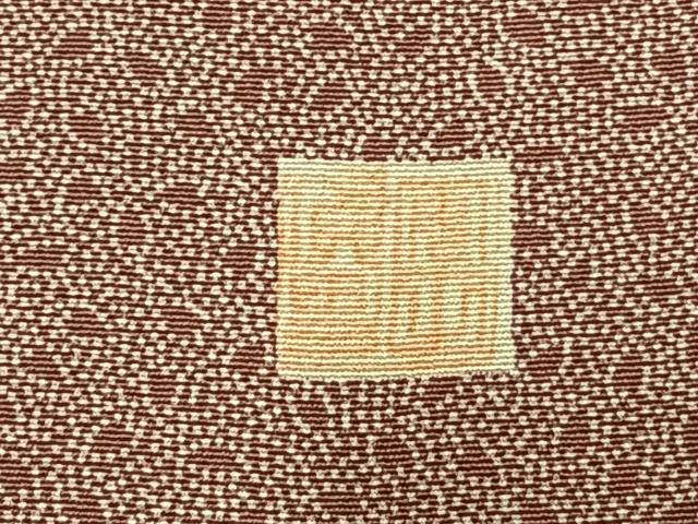 平和屋着物▽江戸小紋 単衣 作家物 花尽くし 正絹 逸品 AABB2312fy