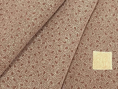 平和屋着物▽江戸小紋 単衣 作家物 花尽くし 正絹 逸品 AABB2312fy