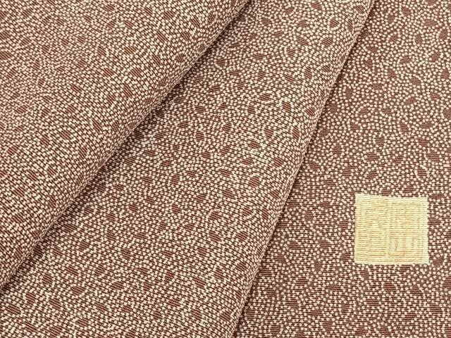平和屋着物▽江戸小紋 単衣 作家物 花尽くし 正絹 逸品 AABB2312fy