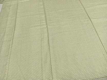 平和屋着物▽上質な小紋 単衣 亀甲柄 正絹 逸品 AABB2328fy