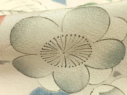 平和屋着物▽訪問着 単衣 辻が花 正絹 逸品 AABB2338fy