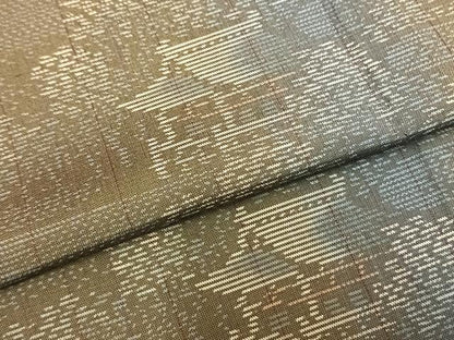 平和屋着物▽本場大島紬 単衣 風景文 さが美扱い 正絹 逸品 未使用 AABB2349fy
