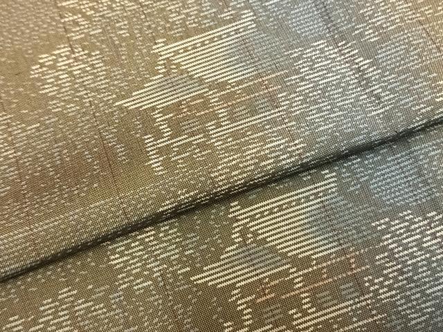 平和屋着物▽本場大島紬 単衣 風景文 さが美扱い 正絹 逸品 未使用 AABB2349fy