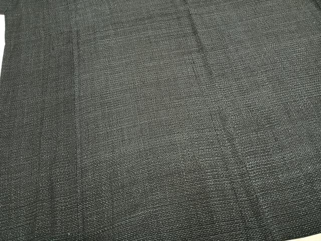 平和屋着物▽男性 結城紬 単衣 80亀甲 総詰め 正絹 逸品 AABB2356fy