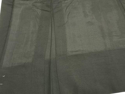 平和屋着物▽男性　黒紋付　長羽織　スリーシーズン　春夏秋　塵除け　正絹　逸品　AABB2360fy