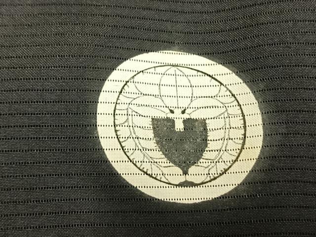平和屋着物▽男性 黒紋付 長羽織 スリーシーズン 春夏秋 塵除け 正絹 逸品 AABB2361fy