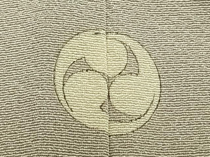 平和屋着物▽訪問着 単衣 刺繍 草花文 暈し染め 正絹 逸品 AABB2364fy