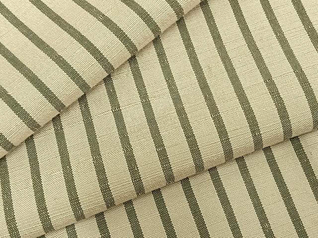 平和屋着物▽上質な紬 単衣 縞 正絹 逸品 AABB2369fy