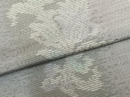 平和屋着物▽本場大島紬 単衣 草花間道 大島紬美幸謹製 証紙付き 正絹 逸品 未使用 AABB2385fy