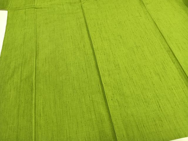 平和屋着物▽上質な紬　単衣　霞文　正絹　逸品　AABB2393fy
