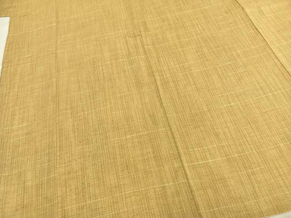 平和屋着物▽上質な紬 単衣 格子 正絹 逸品 AABB2402fy