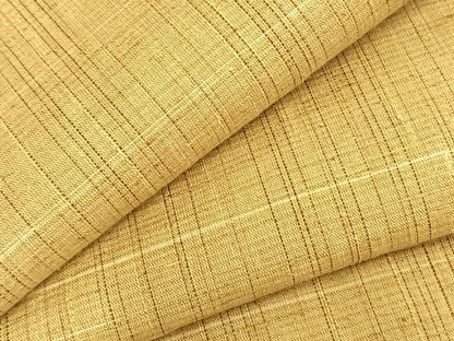 平和屋着物▽上質な紬 単衣 格子 正絹 逸品 AABB2402fy