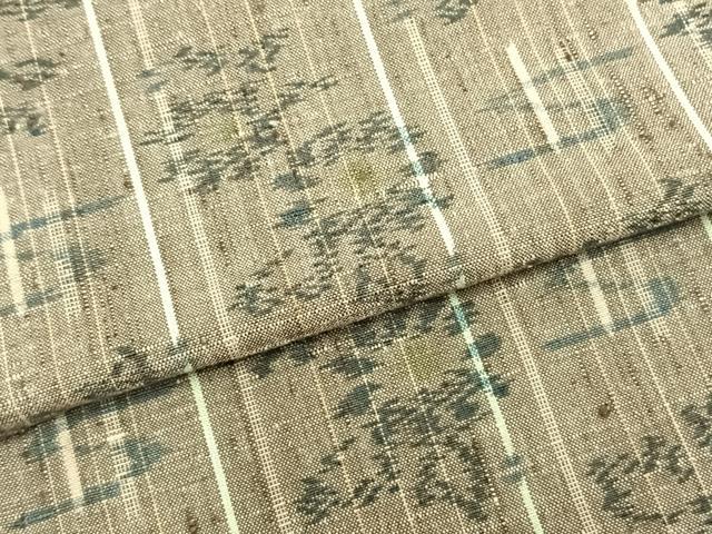 平和屋着物▽上質な紬 単衣 花間道 正絹 逸品 AABB2409fy