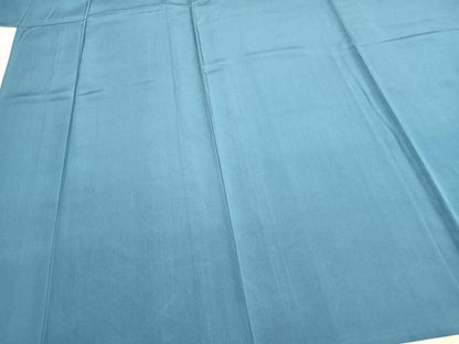 平和屋着物▽上質な色無地 単衣 薄縹色 三越扱い 正絹 逸品 AABB2414fy