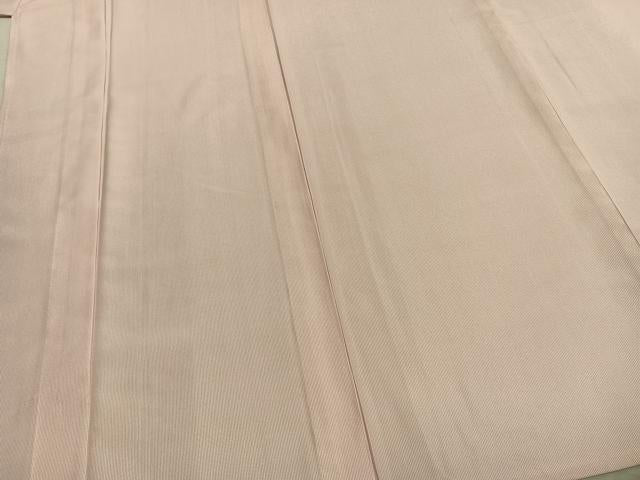 平和屋着物▽江戸小紋 単衣 万筋 ピンク色×白色 洗える着物 未使用 AABB2429fy