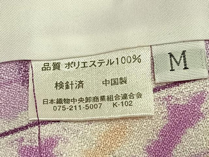 平和屋着物▽小紋 単衣 間道 洗える着物 AABB2430fy