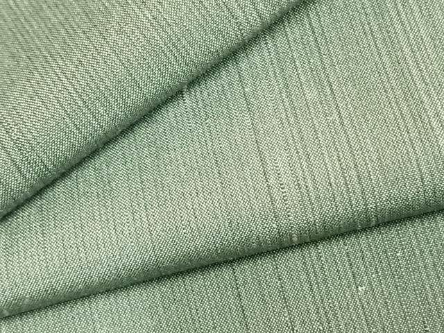 平和屋着物▽上質な紬 単衣 縞 正絹 逸品 AABB2435fy