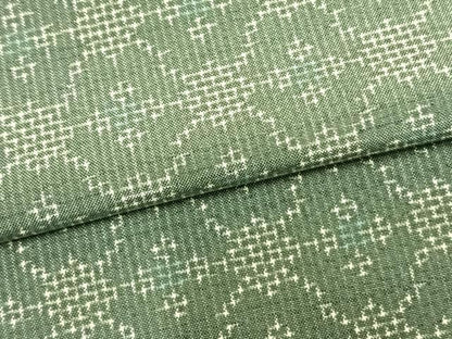 平和屋着物▽本場大島紬 単衣 幾何学花文 正絹 逸品 AABB2438fy