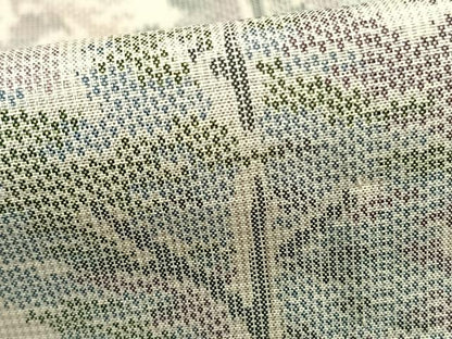 平和屋着物▽本場大島紬 単衣 樹林文 正絹 逸品 AABB2440fy