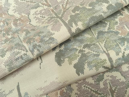 平和屋着物▽本場大島紬 単衣 樹林文 正絹 逸品 AABB2440fy