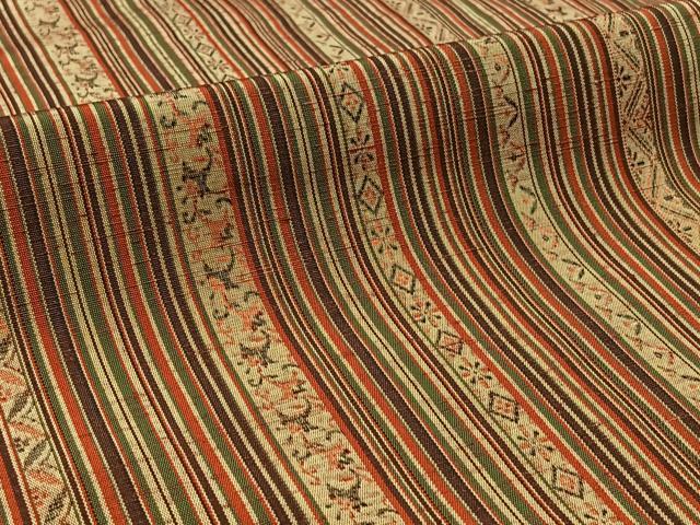 平和屋着物▽上質な紬 単衣 花間道 正絹 逸品 AABB2443jh