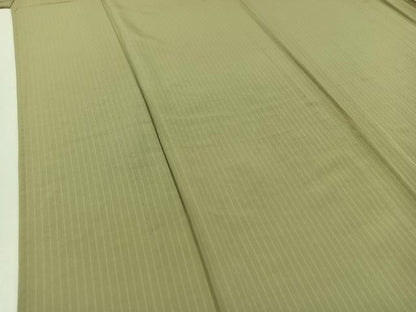 平和屋着物▽上質な小紋 単衣 縞 正絹 逸品 AABB2444jh